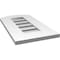 Ekena Millwork Arch Top Surface Mount PVC Gable Vent: Non-Functional, w/ 3-1/2"W x 1"P Standard Frame, 12"W x 20"H GVPAR12X2001SN - alternate 5